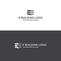 e konstruktion logotyp design vektor