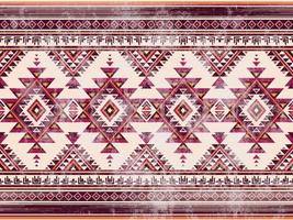 geometrisches ethnisches Muster nahtlose Farbe orientalisch. nahtloses Muster. design für stoff, vorhang, hintergrund, teppich, tapeten, kleidung, verpackung, batik, stoff, vektorillustration vektor