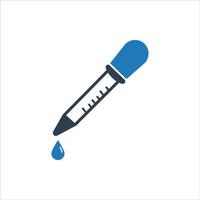 Medizin-Pipette-Symbol vektor