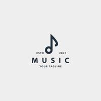 musik ikon tecken symbol hipster vintage logotyp design vektor