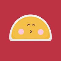 einfache Emoji-Illustration vektor