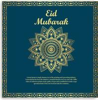 eid ul-fitr und eid mubarak social-media-banner-vorlage vektor