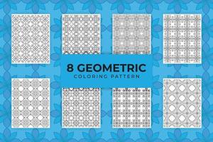 geometriskt enkelt mandalamönster vektor