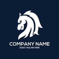 Pferd Logo Design vektor