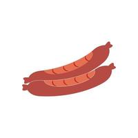 Wurst Symbol Illustration Vektor Hintergrund