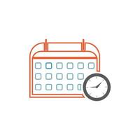 kalender tid ikon vektor deadline illustration händelse påminnelse symbol bakgrund