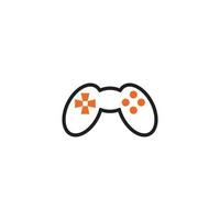 joystick tecken vektor ikon. videospel symbol illustration