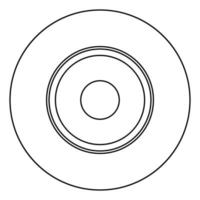 elektrisk symbol typ matlagning ytor tecken redskap destination panel ikon i cirkel rund kontur svart färg vektor illustration platt stil bild