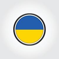 Flagge des ukrainischen Designs vektor