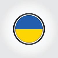 ukrainska flaggan design vektor