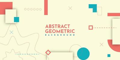 abstraktes geometrisches Hintergrundillustrationsschablonendesign vektor