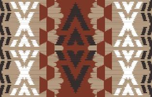 aztekiskt motiv etnisk ikat konst. det sömlösa aztekiska mönstret i tribal, folklig broderi, mexikansk, uzbekisk stil. marockansk geometrisk konst prydnad print.slubby texturerad design för matta, tyg. vektor