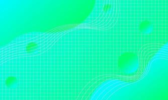 abstrakte Gradientenwelle und Linien Hintergrund. Vektor-Illustration. vektor