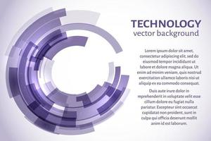 ultraviolett teknik abstrakt cirkel bakgrund. lätt att redigera designmall för dina projekt. vektor illustration.