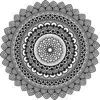 schöne Mandala-Kunst, Vektor-Mandala-Design vektor