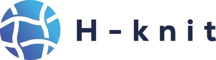 h bokstav logotyp designmall vektor