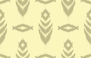 brunt och gult ikat sömlösa mönster geometriska etniska orientaliska traditionella broderi style.design för bakgrund, matta, matta, tapeter, kläder, inslagning, batik, tyg, vektorillustration. vektor