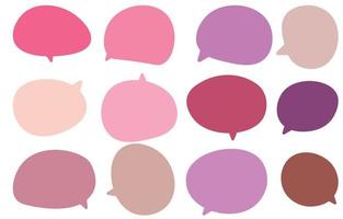 Sprechblase auf weißem Hintergrund, Vektorsprechen oder Chat-Talkbox, Symbolballontext oder Kommunikation, Sprechwolke für Cartoon und Comic, Nachrichtendialog