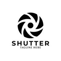 Shutter-Logo-Icon-Vektor isoliert vektor