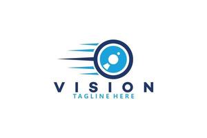 vision logotyp ikon vektor isolerade