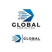 global logotyp ikon vektor isolerade