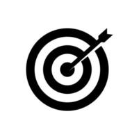 Ziel-Bullseye-Symbol vektor
