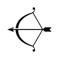 Bogen-Pfeil-Vektor-Symbol vektor