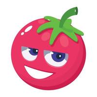 eine isometrische ikone von tomaten, gesundes essen vektor