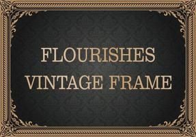 dekorativer Vintage Rahmen
