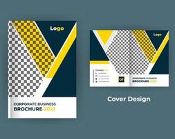 Corporate Business Broschüre Buchcover-Design-Vorlage vektor