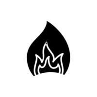 Feuerflamme. Feuersymbol Feuersymbol. Vektor-Illustration. symbolisches element markieren feuersymbol vektor