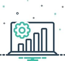 Mix-Symbol zur Analyse vektor