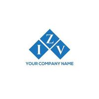 izv brev logotyp design på vit bakgrund. izv kreativa initialer brev logotyp koncept. izv bokstavsdesign. vektor