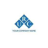 urc brev logotyp design på vit bakgrund. urc kreativa initialer brev logotyp koncept. urc bokstav design. vektor