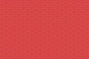 rött mönster japansk stil, röd bakgrund vektor