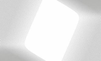 weißer Hintergrund mit grauen abstrakten diagonalen Streifen. geschwungenes Linienmusterdesign. Vektorvorlage für Ihr Design vektor