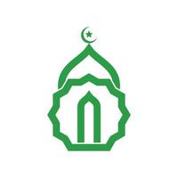 islamisches logo, moschee vektor