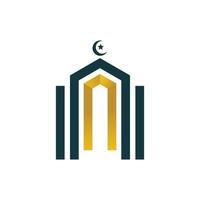 islamisches logo, moschee vektor