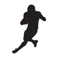 American-Football-Spieler-Silhouette vektor