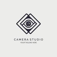 Kamera-Studio-Logo-Design-Vorlage für Marke oder Unternehmen und andere vektor