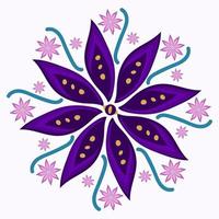 lila Voilet-Blume vektor