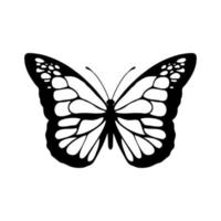 Schmetterlingssymbole. Schmetterling-Symbol-Vektor-Design-Illustration. Schmetterlingssymbol einfaches Zeichen. Schmetterlingssymbol isoliert auf weißem Hintergrund aus der Sammlung von Landschaftsgeräten. vektor