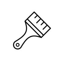 Pinsel-Symbol Vektor-Logo-Design-Vorlage vektor