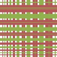 Nahtloses abstraktes Muster in roten und grünen Farben für Plaid, Stoff, Textil, Kleidung, Tischdecke und andere Dinge. Vektorbild. vektor