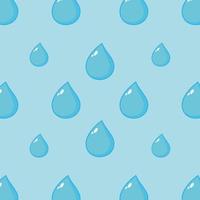 söt rolig aqua vattendroppe på blå background.vector tecknad kawaii karaktär illustration design vektor
