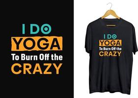 kreativ yoga t-shirt design, modern yoga typografi t-shirt, effekt citat tee vektor