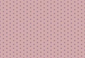 asanoha japanisches traditionelles nahtloses muster mit rosa und lila farbhintergrund. verwendung für stoff, textil, abdeckung, verpackung, dekorationselemente. vektor