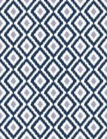 moderner blauer Ikat-Diamantgitter geometrische Form nahtloser Musterhintergrund. verwendung für stoff, textil, bezug, dekorationselemente, verpackung.
