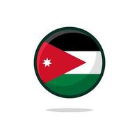 Symbol der Jordan-Flagge vektor