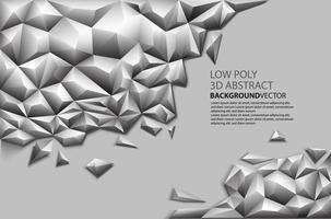 bakgrund i origami stil. grå färg låg poly geometri. kan användas i video-, spel-, webb- och tryckdesign. vektor